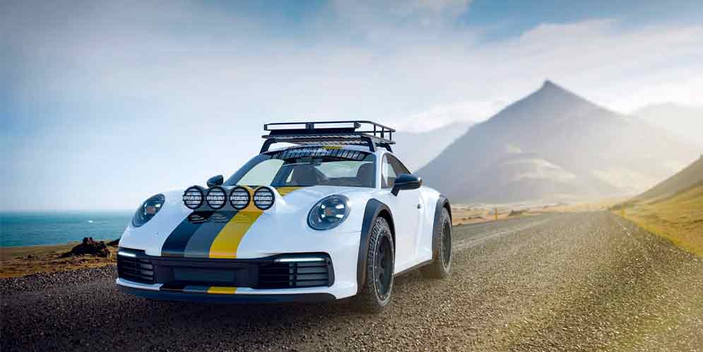 Новый Porsche 911 получил подготовку к Ралли Дакар от Delta4x4 | фото