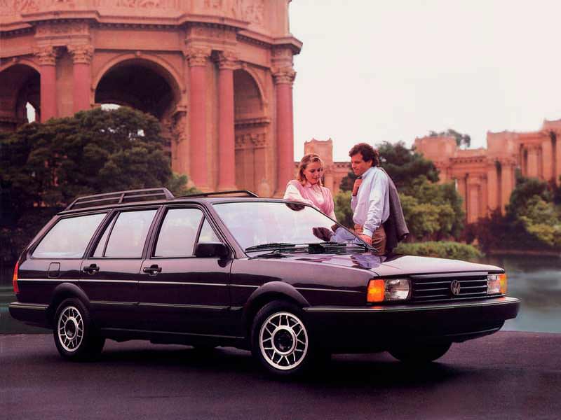 Новый Volkswagen Quantum 1986. Цена в США $13 595 (с учётом инфляции $30 122,23)