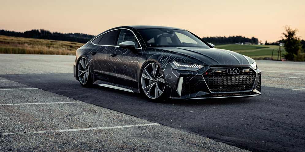 Тюнинг Audi RS7 до 942-сил и эффектный матовый винил | фото