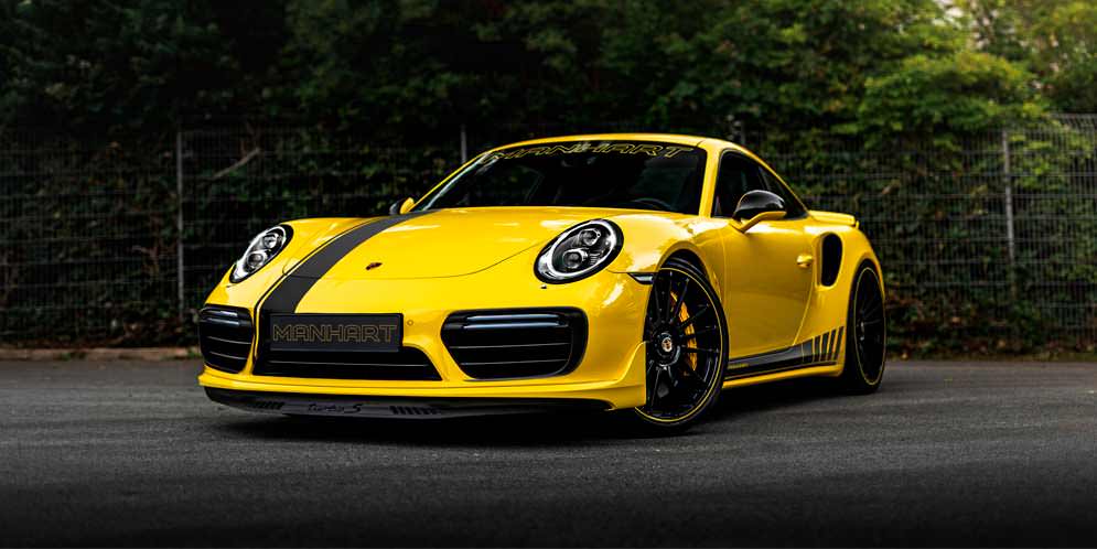 Manhart сделал тюнинг Porsche 991 Turbo S до 838-сил | фото