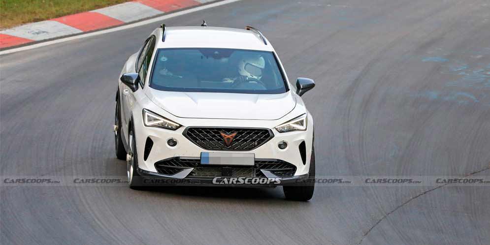Горячий кроссовер Cupra Formentor VZ замечен на испытаниях