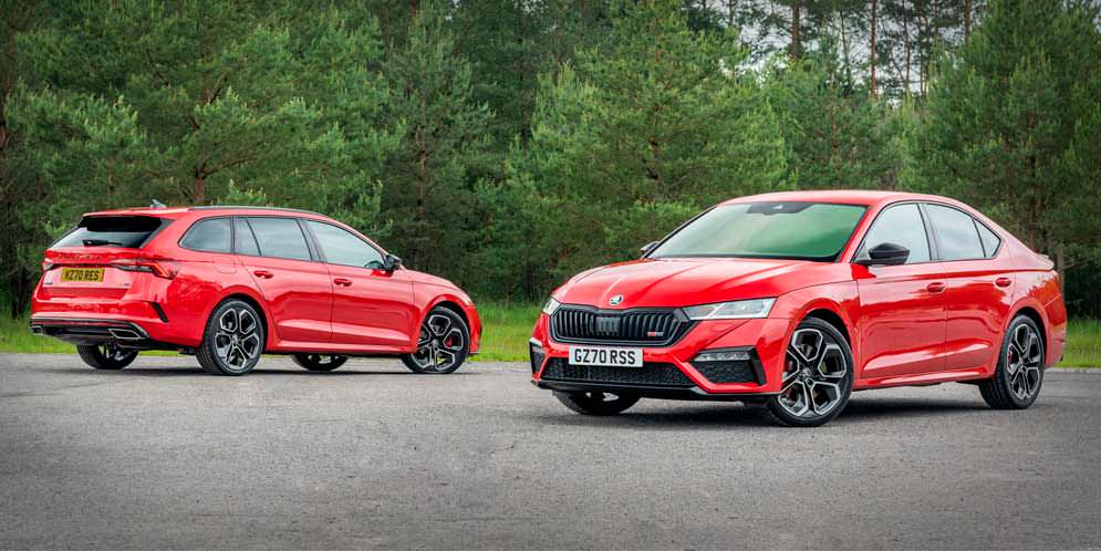 Стартуют продажи Skoda Octavia vRS в Англии. Цены, фото