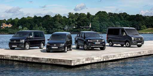 Модельный ряд Volkswagen Commercial Vehicles