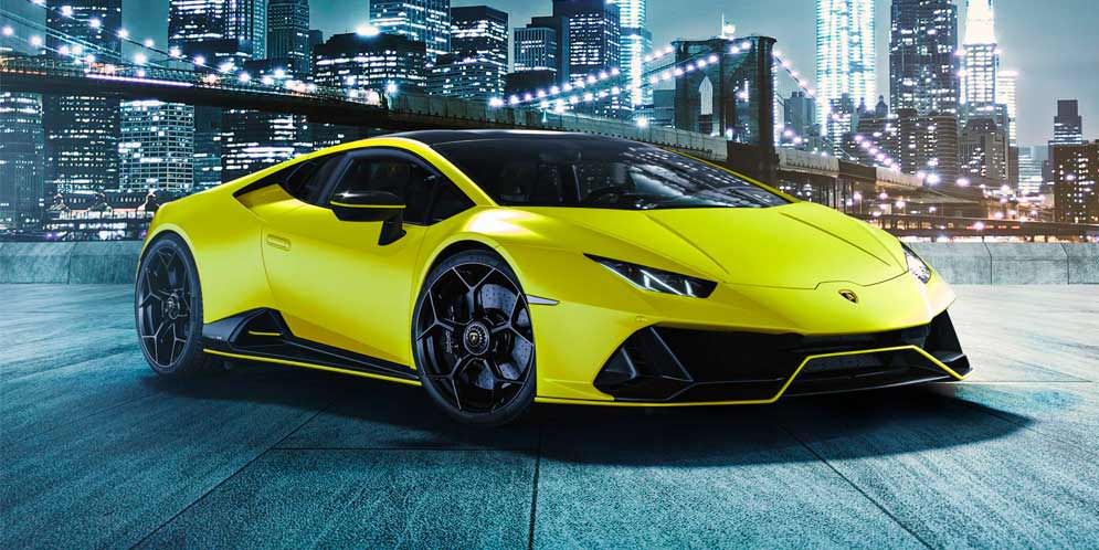 Lamborghini Huracan Evo добавили коллекцию цветов Fluo Capsule