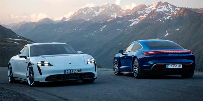 Компания Porsche продала 1 000 электрокаров Taycan в Норвегии