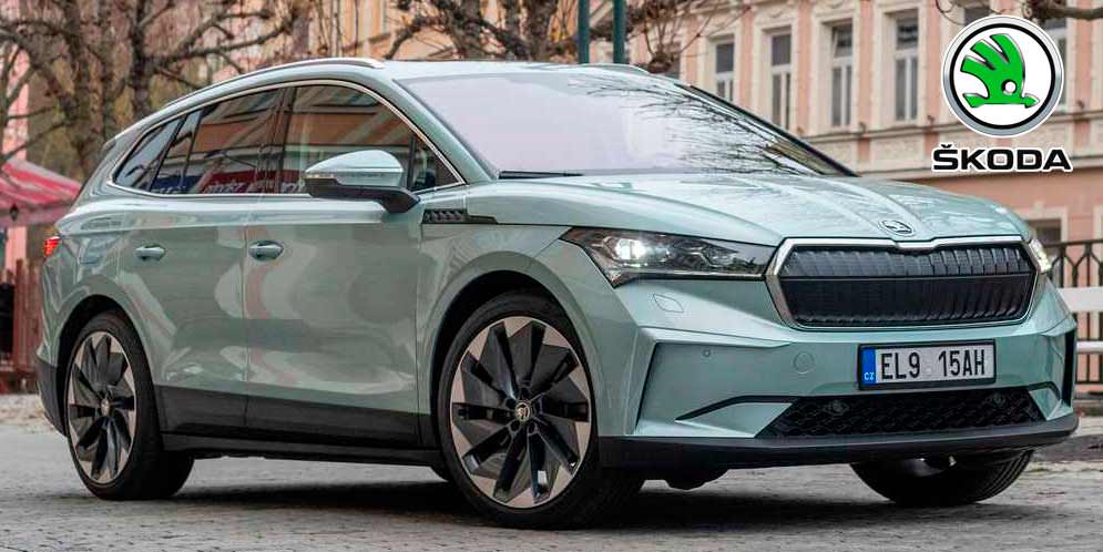 Skoda Enyaq iV показали на новых фото и видео