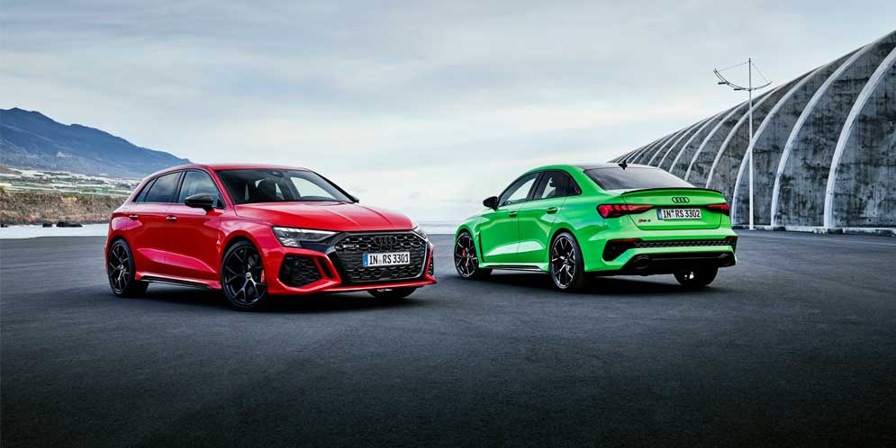 Спортивная Audi RS 3 хэтчбек и седан вышла в новом поколении