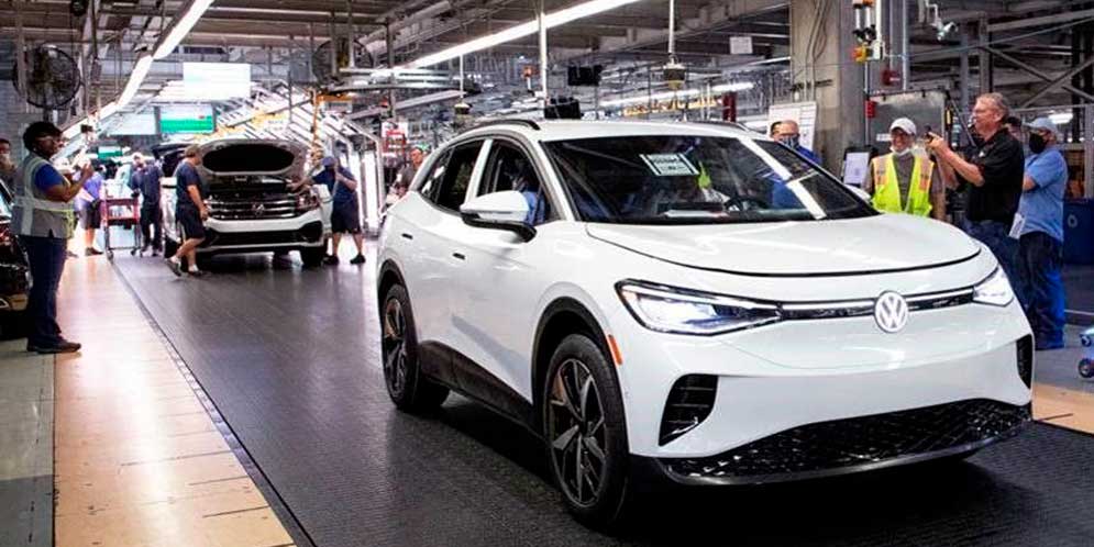 Завод Volkswagen в США выпустил первую партию кроссоверов ID.4