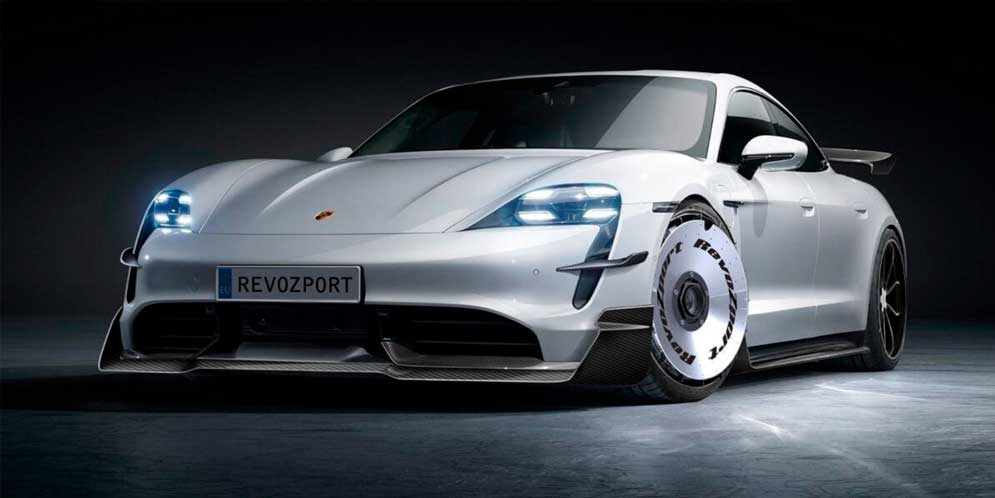 RevoZport сделал два аэро-обвеса для Porsche Taycan