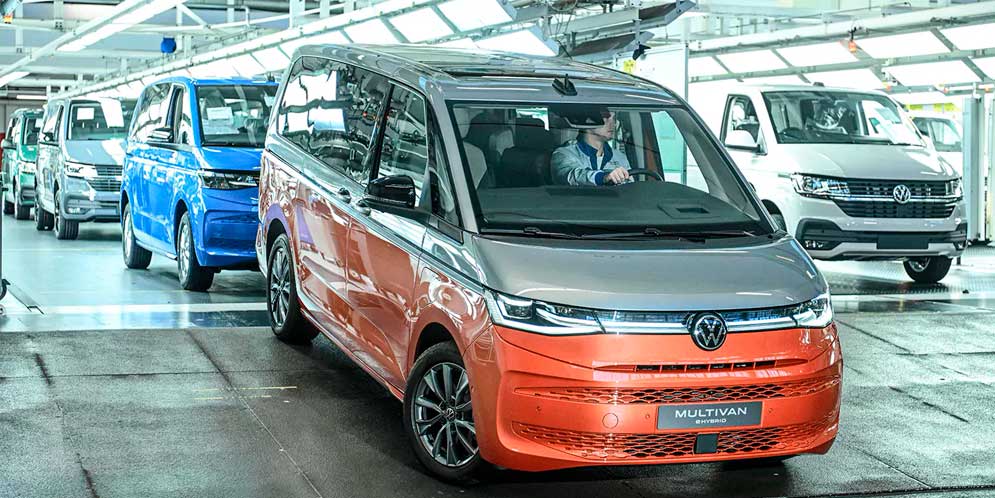 Производство Volkswagen Multivan T7 началось в Ганновере