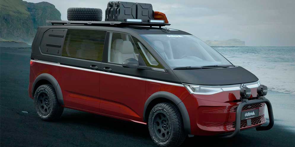 Тюнинг VW T7 Multivan с подготовкой к приключениям от Delta4x4
