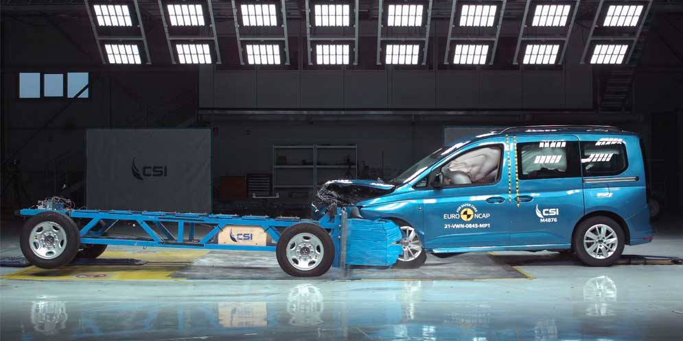 Новый VW Caddy 2021 года набрал 5 звёзд в краш-тесте Euro NCAP