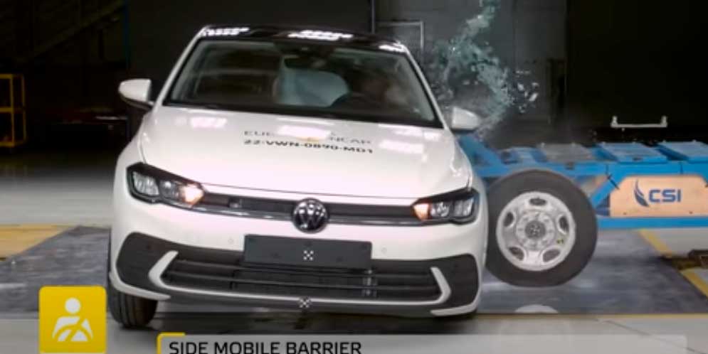 Volkswagen Polo в рестайлинге 2022 г. прошёл краш-тест Euro NCAP на «5»