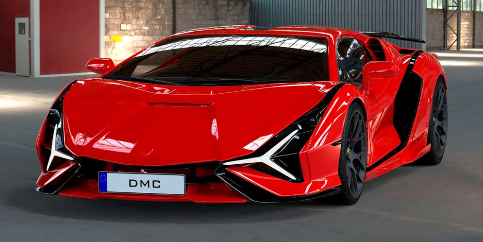 В DMC намалювали дизайн наступника Lamborghini Aventador