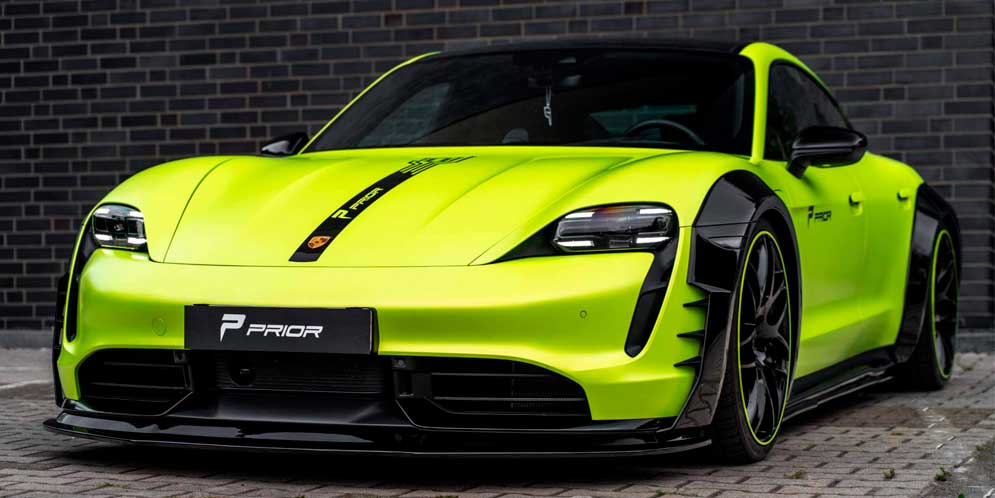 В Prior Design зробили аеродинамічний обвіс для Porsche Taycan
