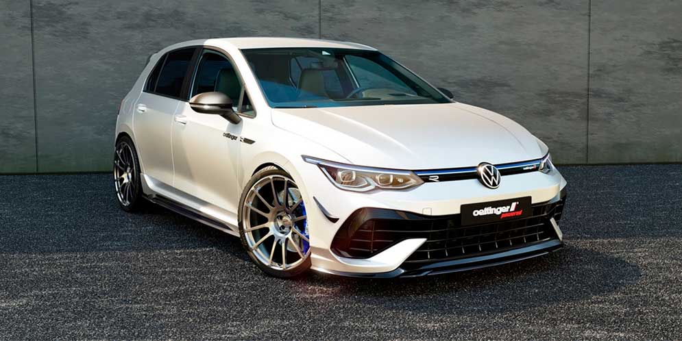 Oettinger зробив тюнінг новому VW Golf R VIII з обвісом і колесами