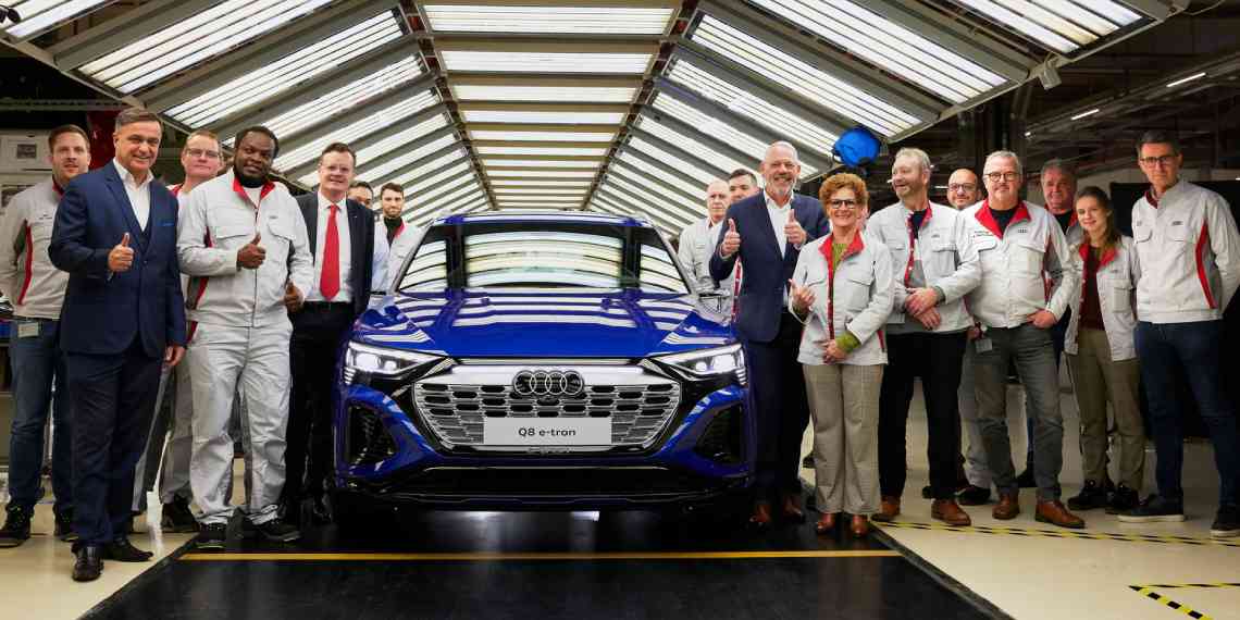 Виробництво нової Audi Q8 e-tron розпочали в Бельгії