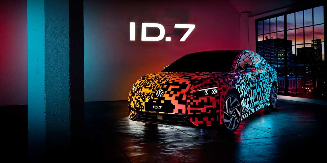 Новий VW ID.7 готується відповісти Tesla Model 3. Превью на CES 2023