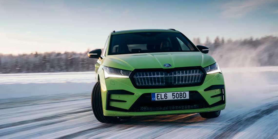 Skoda Enyaq встановив новий рекорд світу за протяжністю дрифту