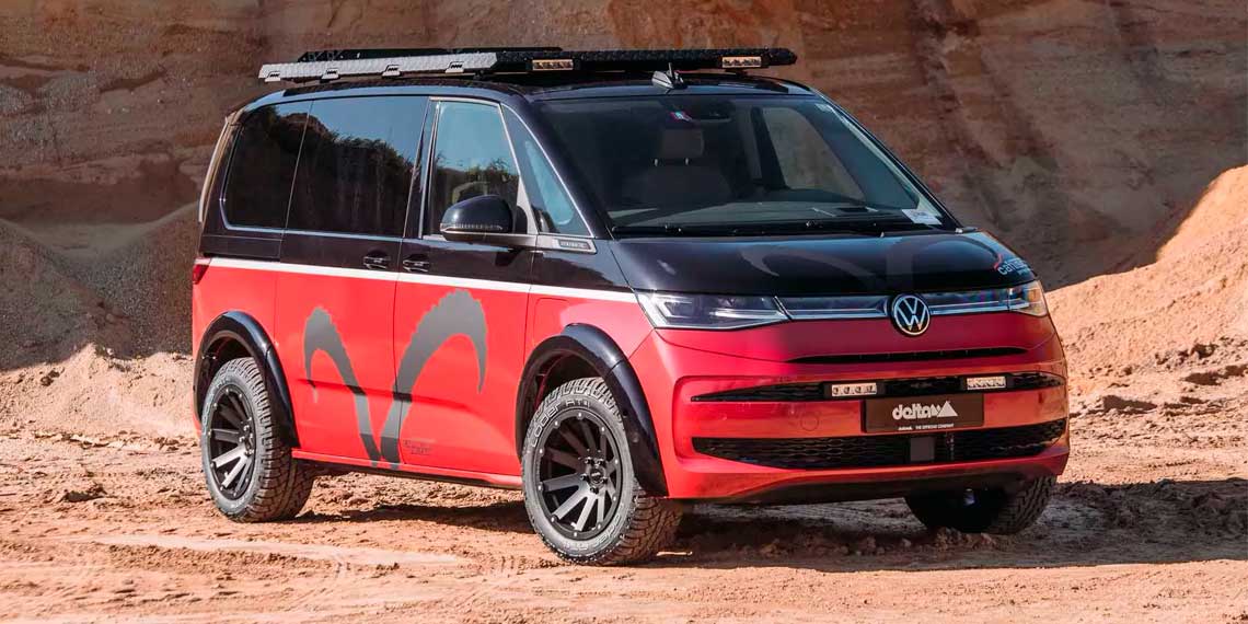 VW Multivan T7 отримав позашляхову підготовку від Delta 4x4