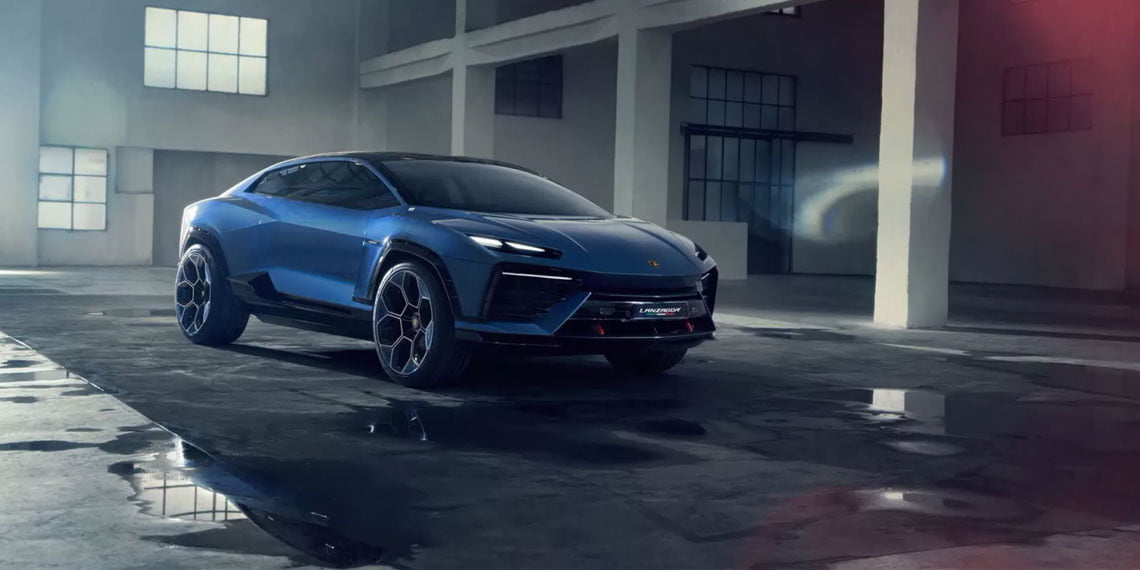 Lamborghini показала свой первый электрокар Lanzador как концепт
