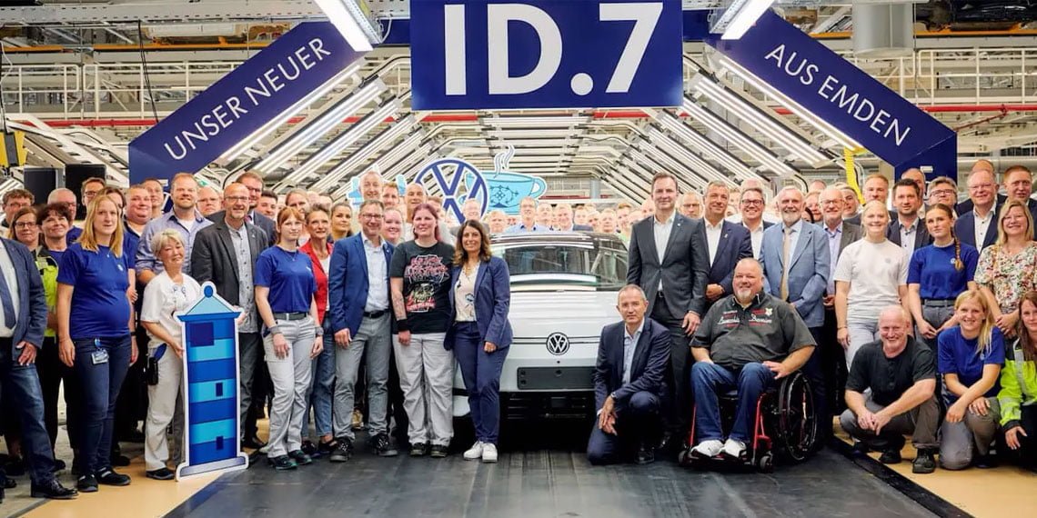 Виробництво електро-седана Volkswagen ID.7 почалося на заводі в Німеччині