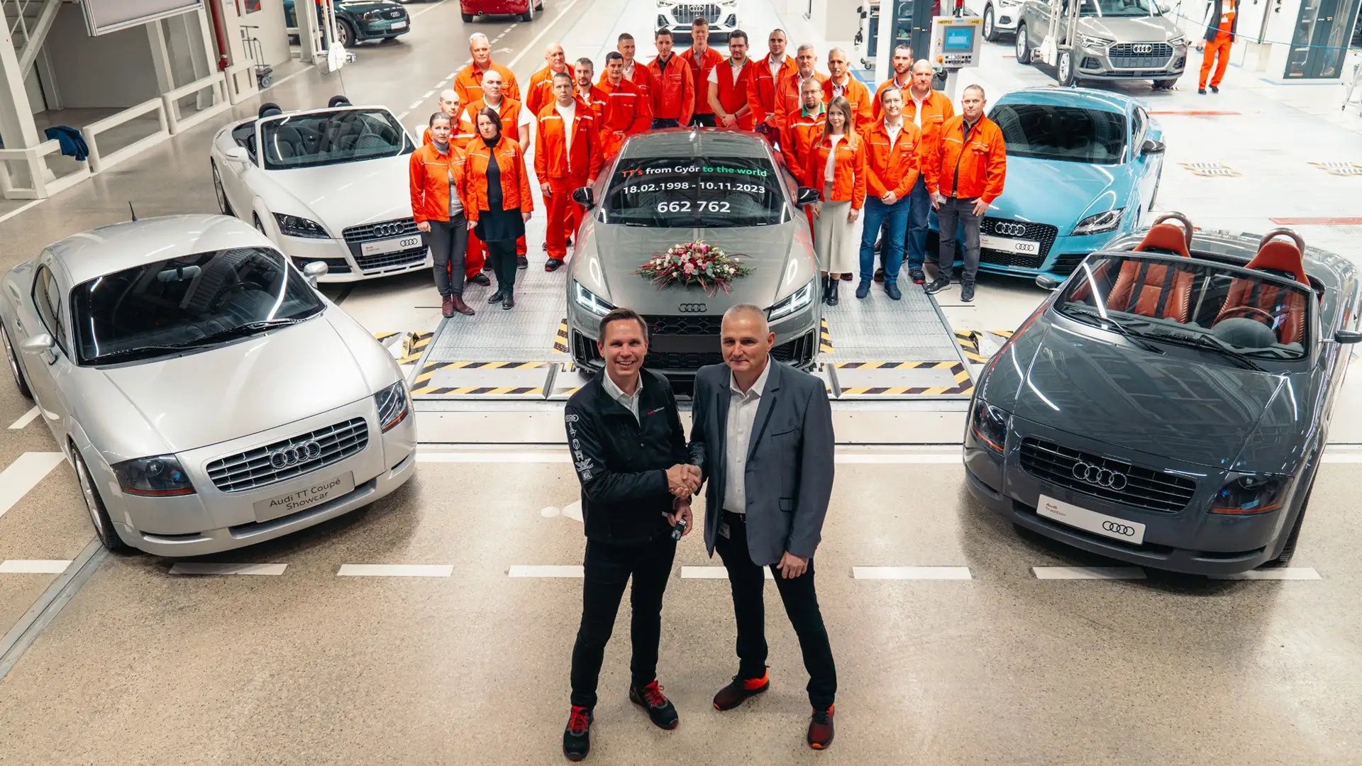 Производство Audi TT остановлено навсегда со счётом 662 762 машин