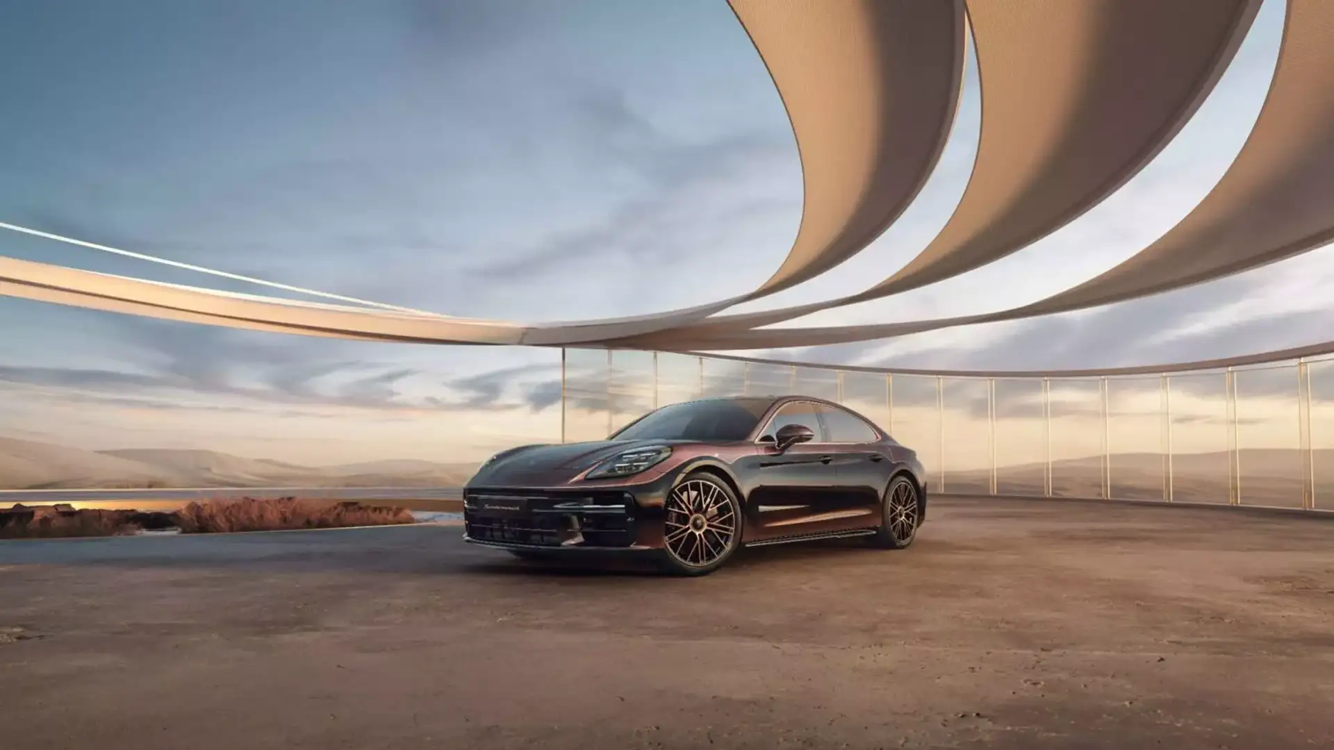 Нова Porsche Panamera отримала свій перший заводський макіяж... золотом