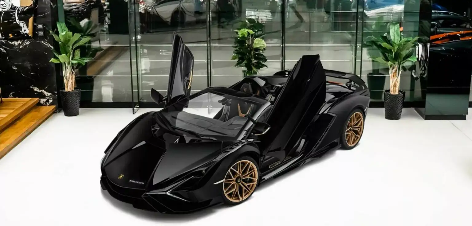 Рідкісний чорний Lamborghini Sian Roadster продають за $4,63 млн