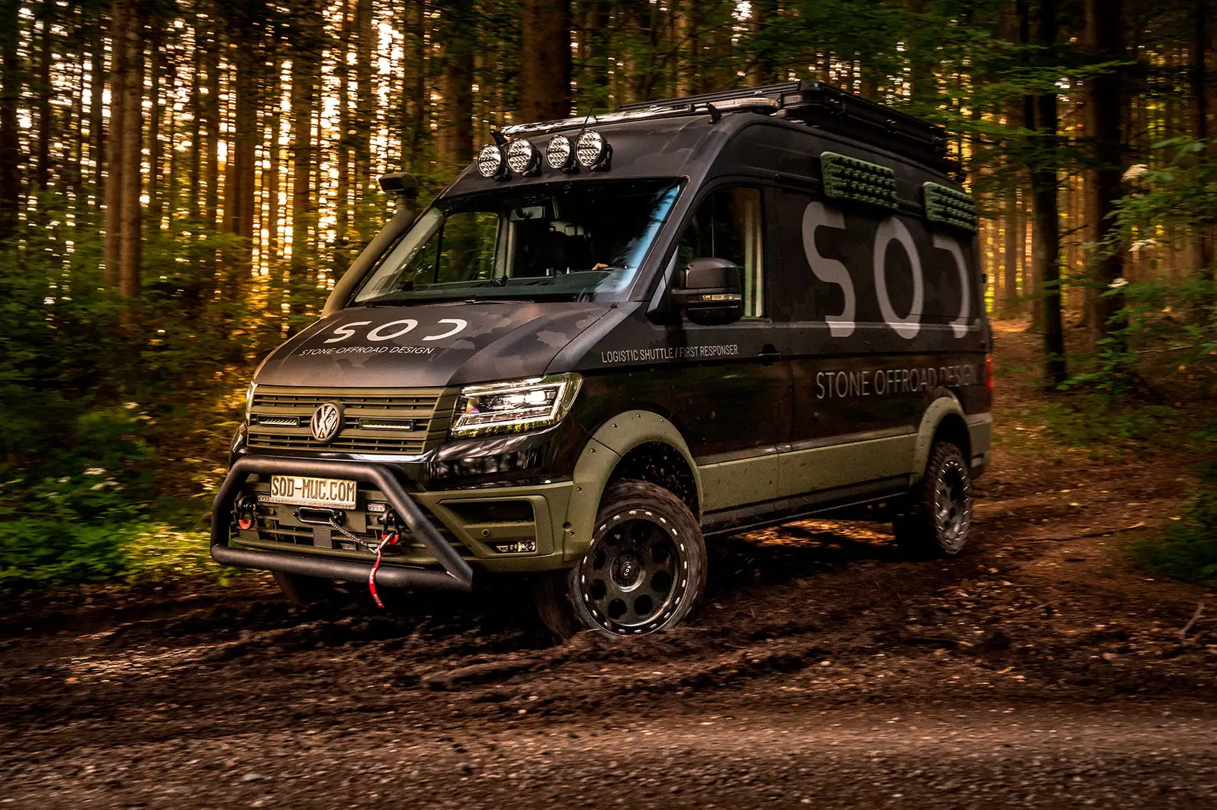 Из VW Crafter создан экспедиционный фургон для апокалипсиса
