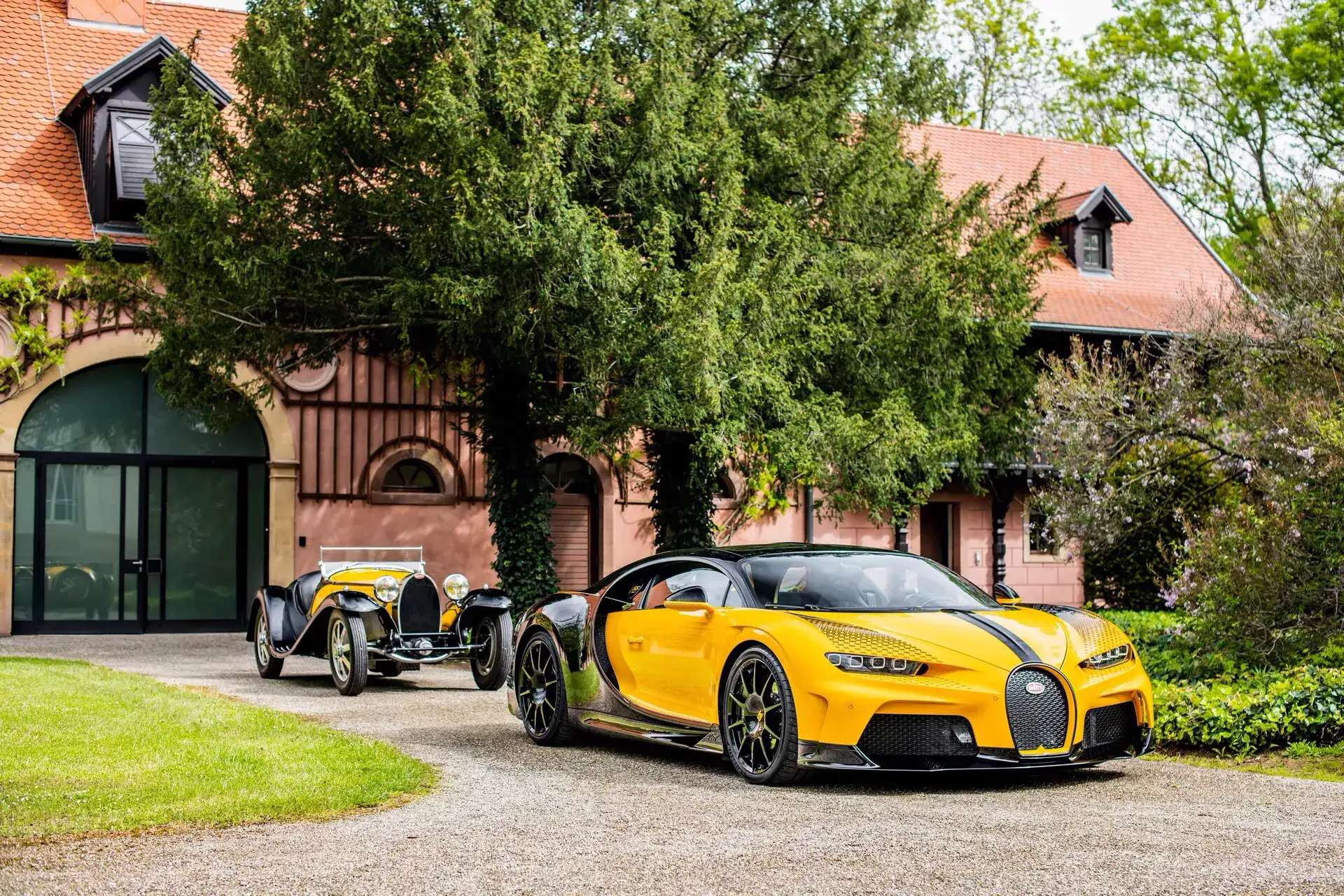 Bugatti посвятила особенный Chiron историческому родстеру Type 55