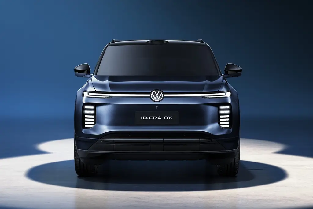 Вид спереди на Volkswagen ID. Era 8X